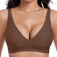 ✨Jelly Wireless Push Up Bra | Deep V Seamless T-Shirt Bra 🩰 Cloud-Like Everyday Comfort
