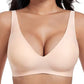 ✨Jelly Wireless Push Up Bra | Deep V Seamless T-Shirt Bra 🩰 Cloud-Like Everyday Comfort