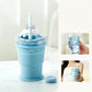 🥤Portable Silicone Cup with Straw & Ice Mold🥤✨IceCreamCup&ReusableCup
