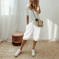 🥳2026 HOT SALE🥳✨ 50% OFF! ✨Women's Casual Cotton Linen Capris👖