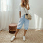 🥳2026 HOT SALE🥳✨ 50% OFF! ✨Women's Casual Cotton Linen Capris👖