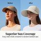 🧢✨ 60% OFF! ✨☀️  Outdoor Wide Brim Baseball Sun Hat for Women Lightweight☀️, Adjustable & Sun-Smart for Every Season!