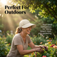 🧢✨ 60% OFF! ✨☀️  Outdoor Wide Brim Baseball Sun Hat for Women Lightweight☀️, Adjustable & Sun-Smart for Every Season!