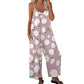 📢Summer Hot Sale - ONLY ￡11.99!! ⏰Women's Floral Print Wide Leg Jumpsuit✨