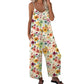 📢Summer Hot Sale - ONLY ￡11.99!! ⏰Women's Floral Print Wide Leg Jumpsuit✨