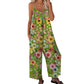 📢Summer Hot Sale - ONLY ￡11.99!! ⏰Women's Floral Print Wide Leg Jumpsuit✨