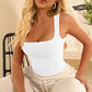 🔥LAST DAY SALE 50% OFF!!⚡Women's Square Neck Sleeveless Double-Layer Tank Top