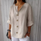 💥Limited Time 50% Big Sale OFF💥Women's Loose Fashion Button Top💃