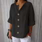 💥Limited Time 50% Big Sale OFF💥Women's Loose Fashion Button Top💃