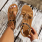👡 50% OFF NOW! 🌬️ Women's Round Toe Flat Breathable Sandals 🌸