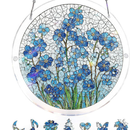 🧩🔥LIMITED TIME 50% OFF!⏰Acrylic Sunset & Sea Jigsaw Puzzle Window Hanging✨