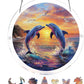 🧩🔥LIMITED TIME 50% OFF!⏰Acrylic Sunset & Sea Jigsaw Puzzle Window Hanging✨