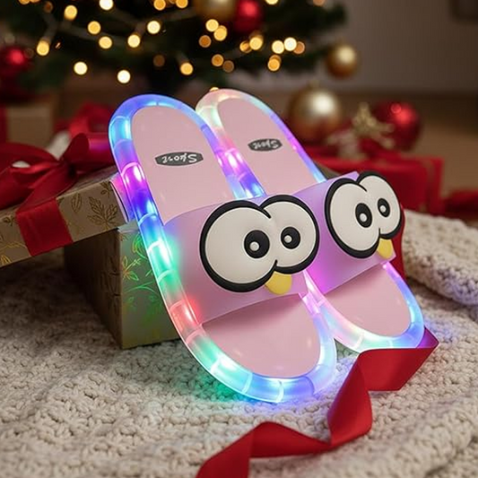 ✨HOT SALE NOW!!!👣 LED Light-Up Cartoon Slippers🎁