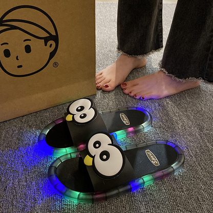 ✨HOT SALE NOW!!!👣 LED Light-Up Cartoon Slippers🎁