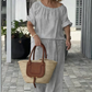 Hot Pick 50%OFF⏰Women's Drawstring Top & Pants 2-Piece Set✨