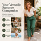 🥳2026 HOT SALE🥳 50% OFF!  🎁Women's Cotton Linen Straight Leg Pants