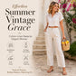 🥳2026 HOT SALE🥳 50% OFF!  🎁Women's Cotton Linen Straight Leg Pants