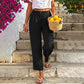 🥳2026 HOT SALE🥳 50% OFF!  🎁Women's Cotton Linen Straight Leg Pants