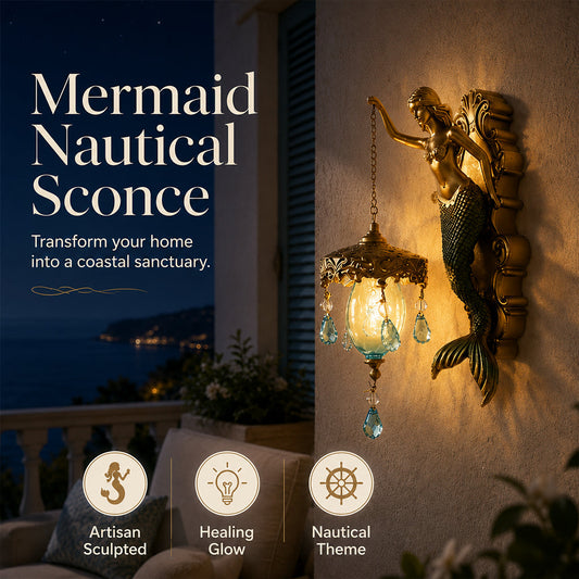 ✂️ 2026 Sale — Over 38,000 Sold!🧜Vintage Mermaid Style 🏘️ Wall Lamp For Use Both Indoor and Outdoor