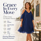 Women's Summer Cold Shoulder Chiffon Dress
