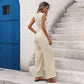 Elegant Sleeveless V-Neck Wide-Leg Jumpsuit