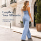 🥳2026 HOT SALE🥳 50% OFF!  🎁Women Spaghetti Strap Wide Leg Denim Jumpsuit