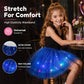 🎁 50% OFF NOW! ✨LED Light Up Sequin Tutu Skirt Star Mesh Princess Skirt for Girls and Adults