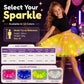 🎁 50% OFF NOW! ✨LED Light Up Sequin Tutu Skirt Star Mesh Princess Skirt for Girls and Adults