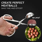 Shape Perfect Meatballs Instantly! One-Press Stainless Steel Maker