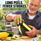 Ergonomic Two-Finger Fruit and Vegetable Peeler