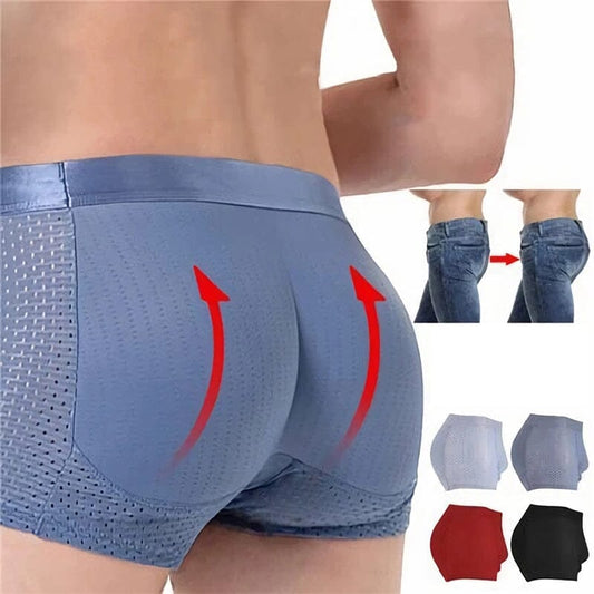 🔥FREE SHIPPING⏰Ice Silk Breathable Men's Butt Lift Underwear