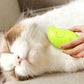 Steam brush for pets