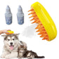 Steam brush for pets