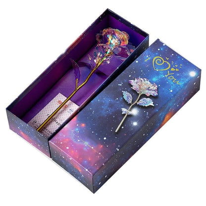 ❤️Best Gift Ideas🎁 Colorful Galaxy Rose