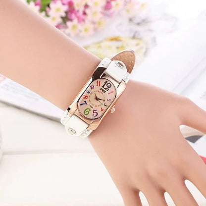 💜Special Gift - Vintage Leather Quartz Stone Women's Watch