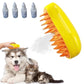 Steam brush for pets