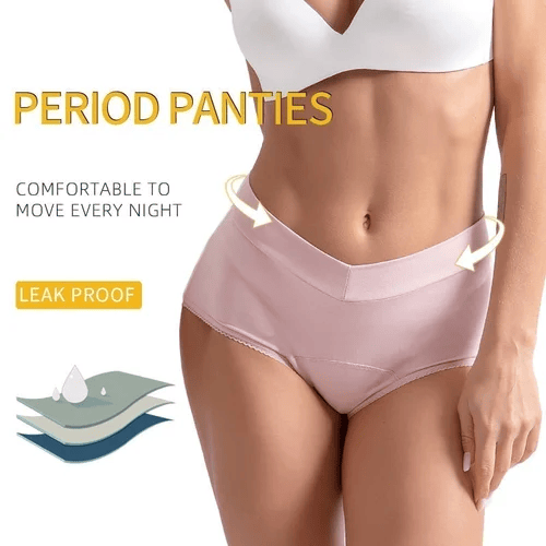 Cotton High Waist Abdominal Slimming Hygroscopic Antibacterial Underwear