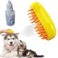 Steam brush for pets