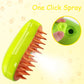 Steam brush for pets